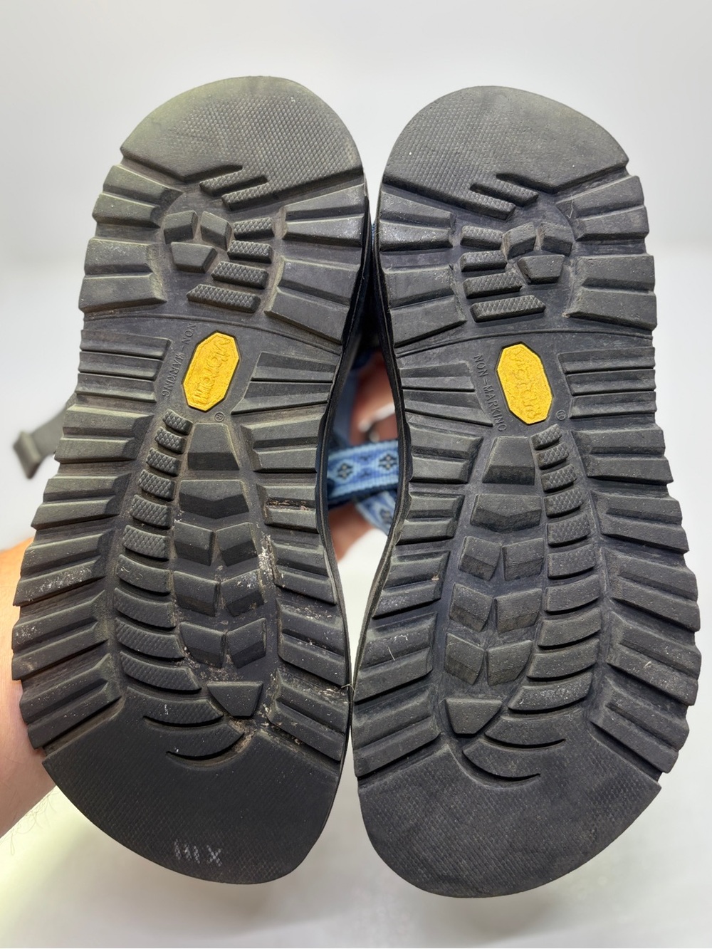 Chaco Z/2 Classic Hiking Sandals Women's Blue Vibram Toe Loop Women's 7 - Picture 8 of 11
